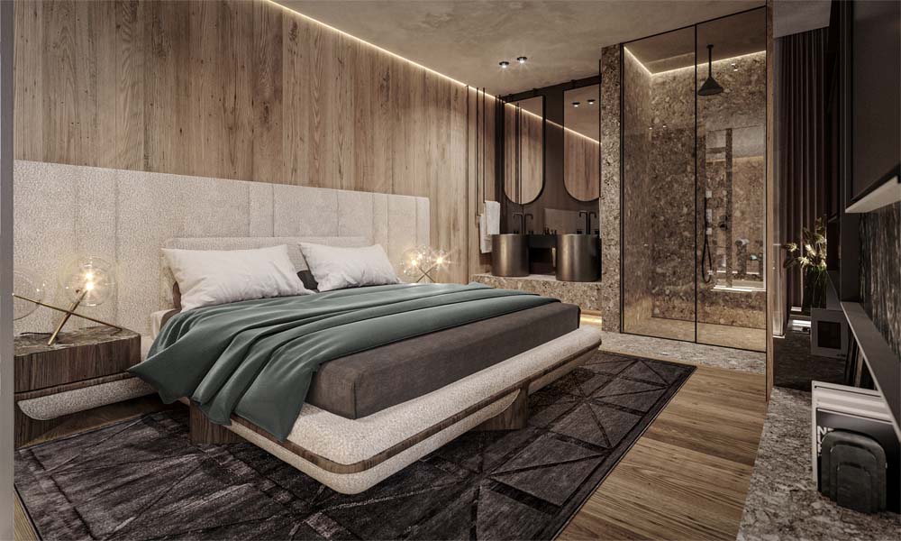 Contemporary Luxury Bedroom Design Marco Parentela