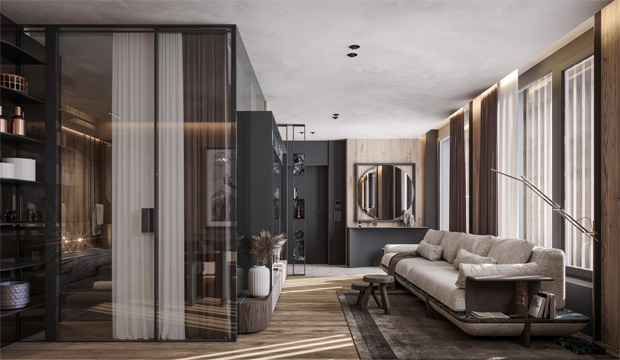 Luxury Living Room Interior Marco Parentela