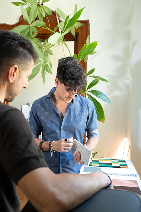 Marco Parentela Interior Yacht Italian Designer Working in Studio