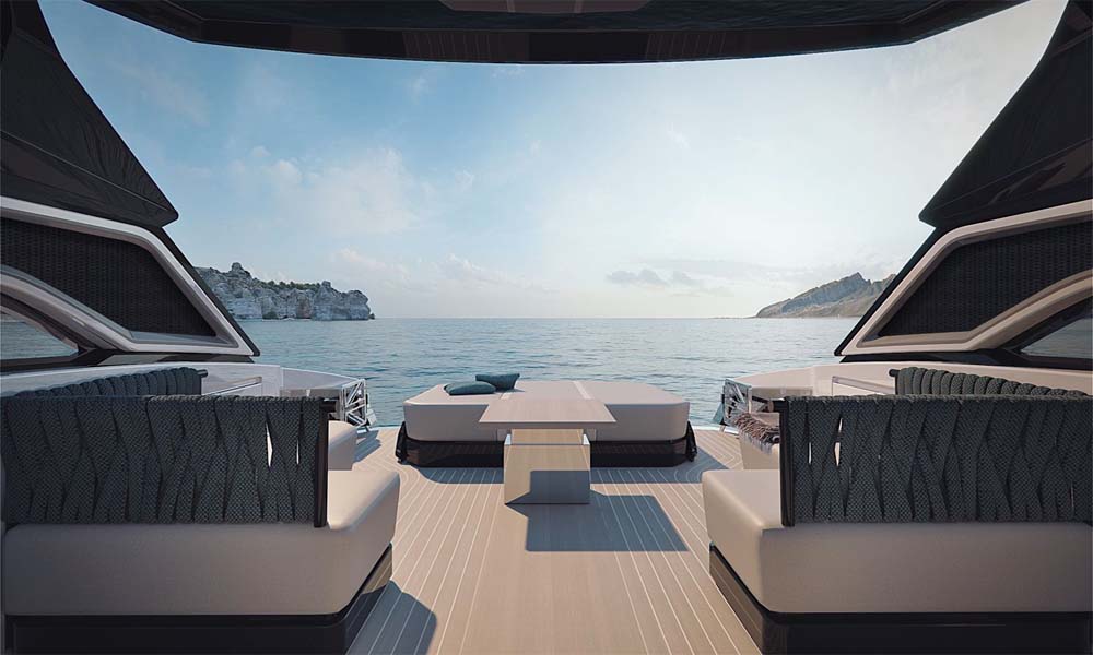 Marco Parentela Luxury Yacht Aft Deck Design