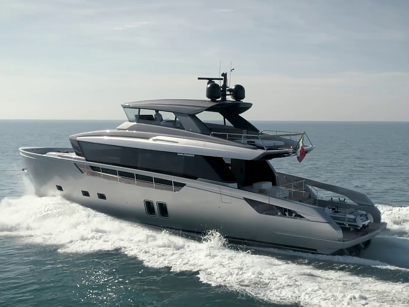 Sanlorenzo Motor Yacht under way with Contemporary Exterior Design by Marco Parentela